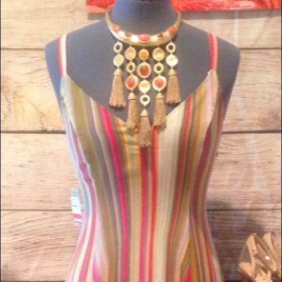 🌹🌹A List Threads HPStunning Rachel Roy Third Dimension Maxi - Picture 5 of 7